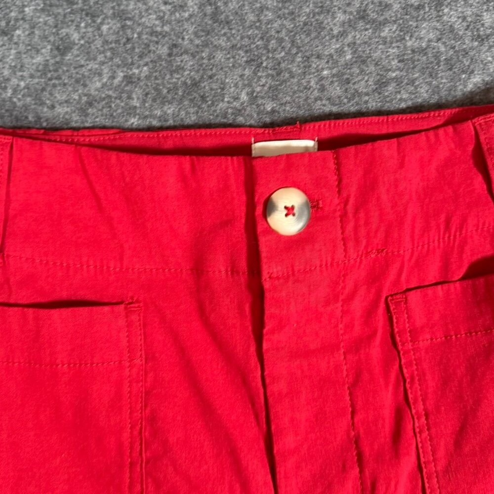 Maeve Wide Leg Pants in Vibrant Red - Picture 5 of 11